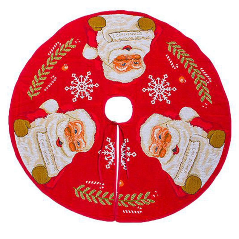 

Christmas Tree Skirt Ornament 100cm Diameter Christmas Tree Bottom Decoration Skirt