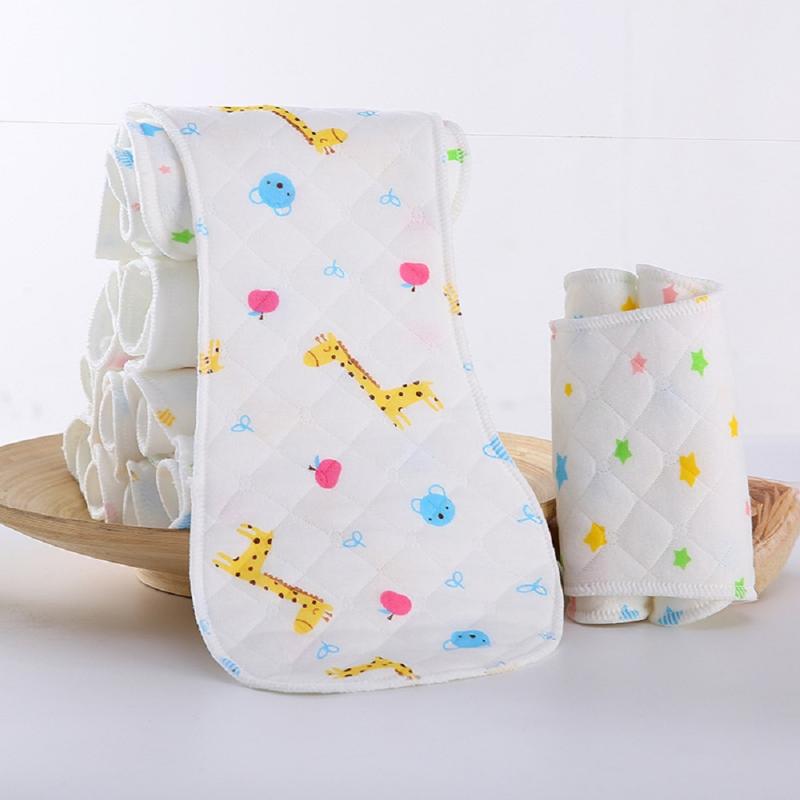 

4 Pcs/Set Washable Baby Nappies Cute Print Star Deer Inserts For Baby Cloth Diaper Nappies Reusable Cloth Diaper High Quality, Star-s
