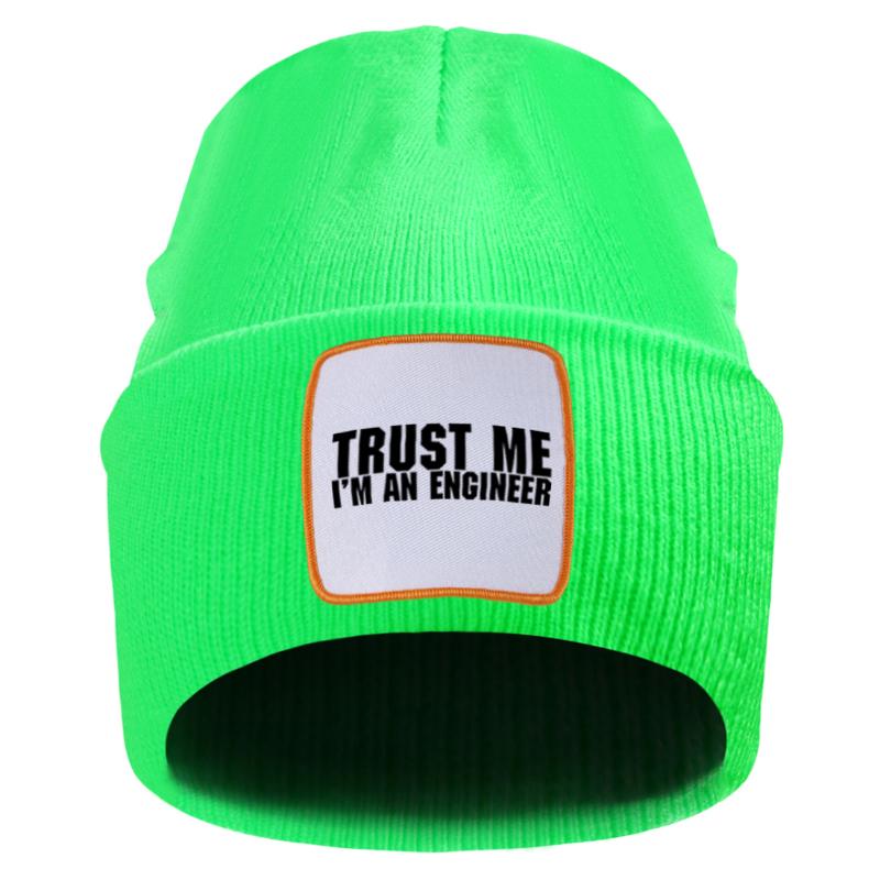 

Trust Me I am an engineer Mens New Arrival Knitted Hat Breathable Solid Cute Woman Beanies Hat 10 Colors Elastic Bonnet Caps
