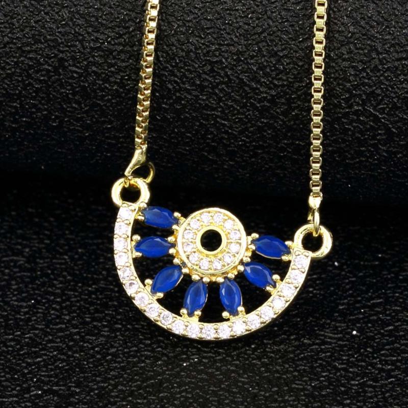 

High Quality Crystal Zirconia Necklaces Pendants Rhinestone Copper CZ Choker Necklace For Women Long Snake Chain Birthday Gift