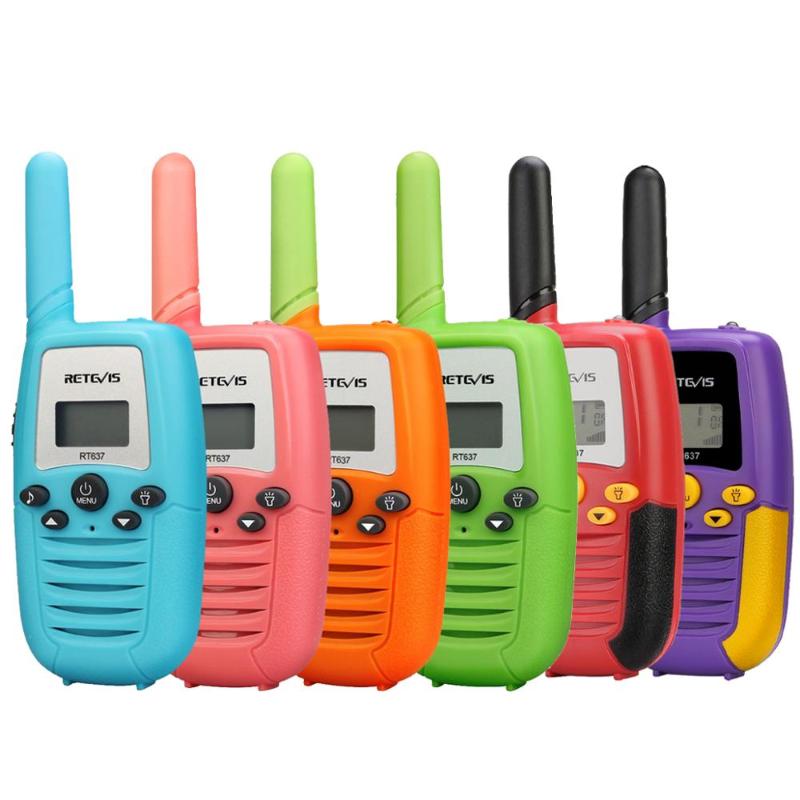 

Retevis RT637/RT37 Walkie Talkie 2 Pcs Two-way Radio PMR446 PMR FRS Mini Walkie Talkie For Kids VOX Six Colors