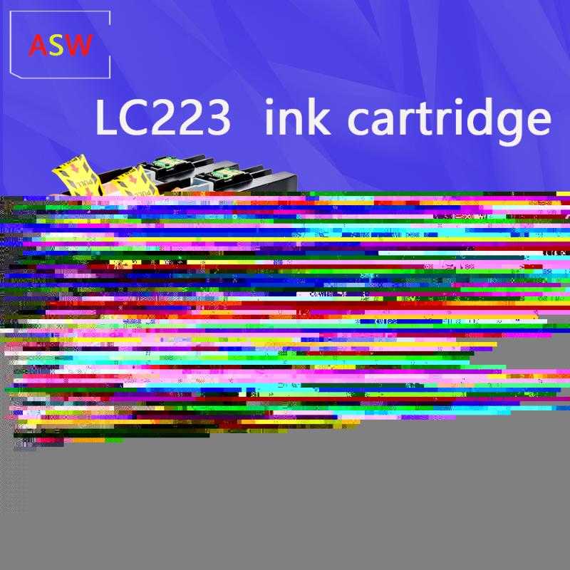 

Compatible for Brother LC223 Ink Cartridge For Brtoher -J562DW/J4120DW/MFC-J480DW/J680DW/J880DW/J4620DW/J5720DW/J5320DW