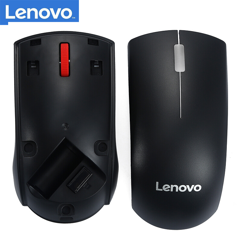 

Lenovo Original Mouse M120Pro Optical Wireless Mouse Gaming Accessories Using for Desktop Laptop PC 1000DPI Red Rubber Roller