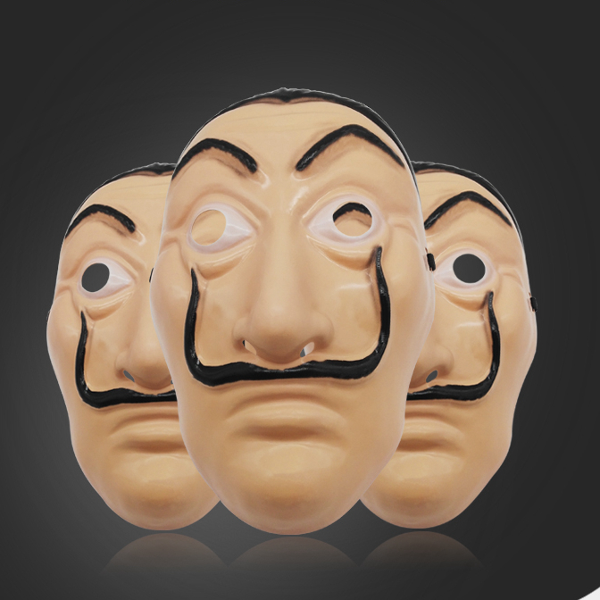 

Salvador Dali Mask Full Face Mask La Casa De Papel Face Mask Costume Movie Masks Halloween Costume Cosplay Masks RRE1421