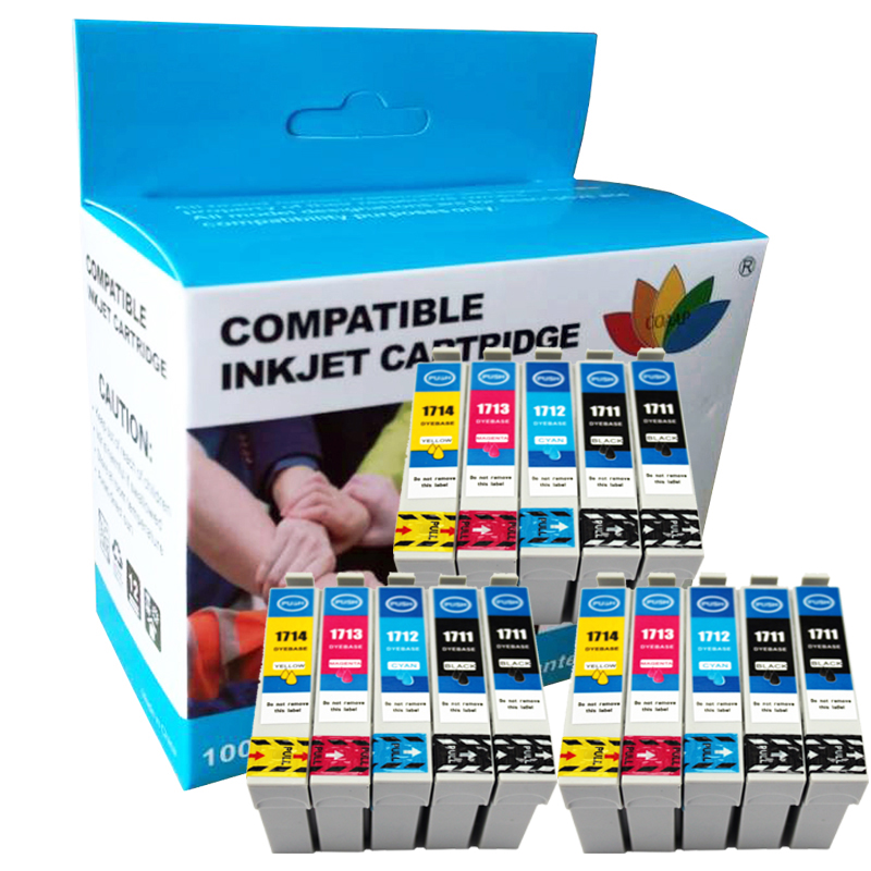 

Compatible 17XL T1715 Ink Cartridge for T1711-T1714 for Expression home XP-323 XP-33 XP-303 XP-313 XP-403 XP-406 XP-413