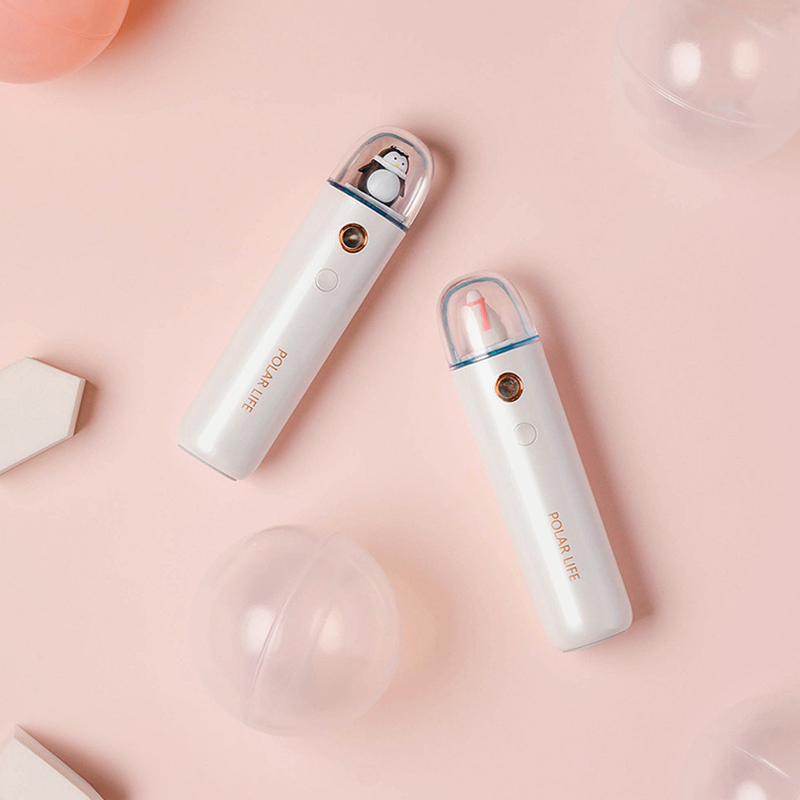 

JSLG Handheld Cold Spray Hydrating Instrument Facial Humidifier Usb Charging Nano Spray Steaming Face Beauty Sprayer