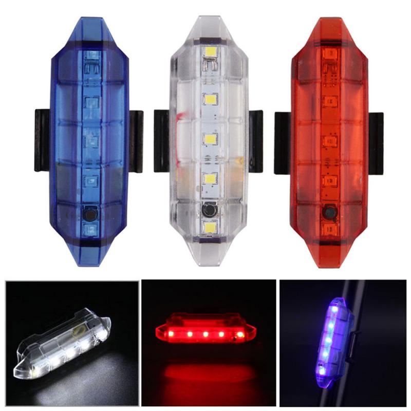 

Bike Bicycle Light Rechargeable LED Taillight USB Rear Tail Safety Warning Cycling Light Waterproof For Cycling Bicycle