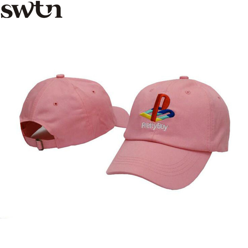 

2020 SWTN Pretty Boy Baseball Cap Playstation Hat Adjustable Snapback Strapback Dad Hat Men Women Bones Masculino