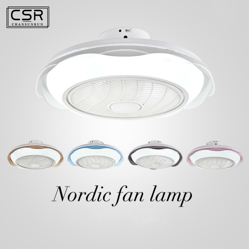 

LED Ceiling Fan Light Ceiling Fan with Lights Remote Control 52*22cm Modern Lighting Three-color Dimming 80W Light