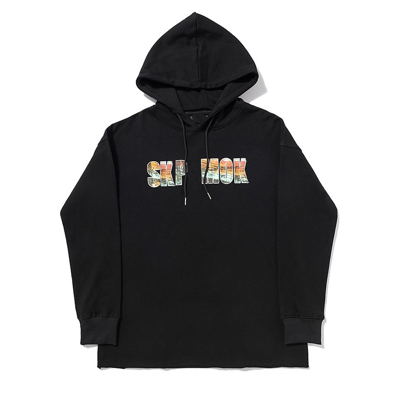

20FW Men' Sweater Autumn New Fashion Pullover Loose High Quality Letter Printed Hoodie Women' Trend Sweater Size -XL, Black