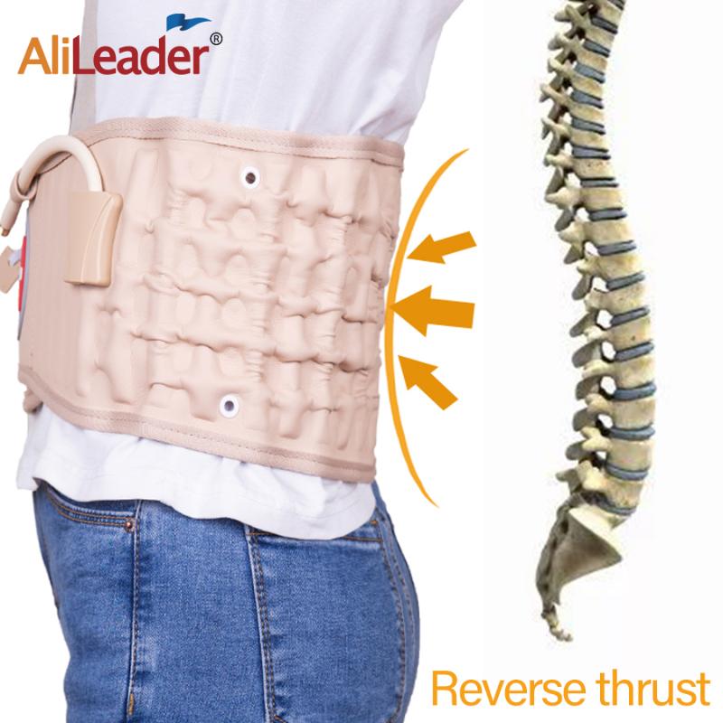 

Alileader Waist Air Massager Backache Relief Massager Inflatable Lumbar Support Back Relief Traction Waist Protect