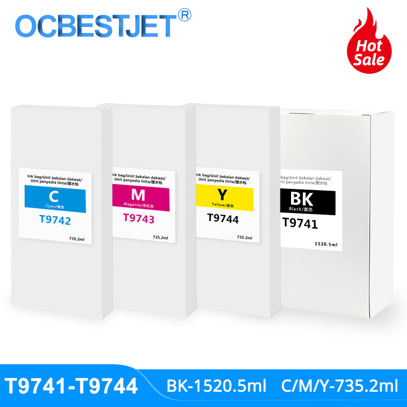

T9741 T9742 T9743 T9744 Ink Cartridge With Pigment Ink For WorkForce Pro WF-C869R WF-C869RDTWFC WF-C869RD3TWFC Printer