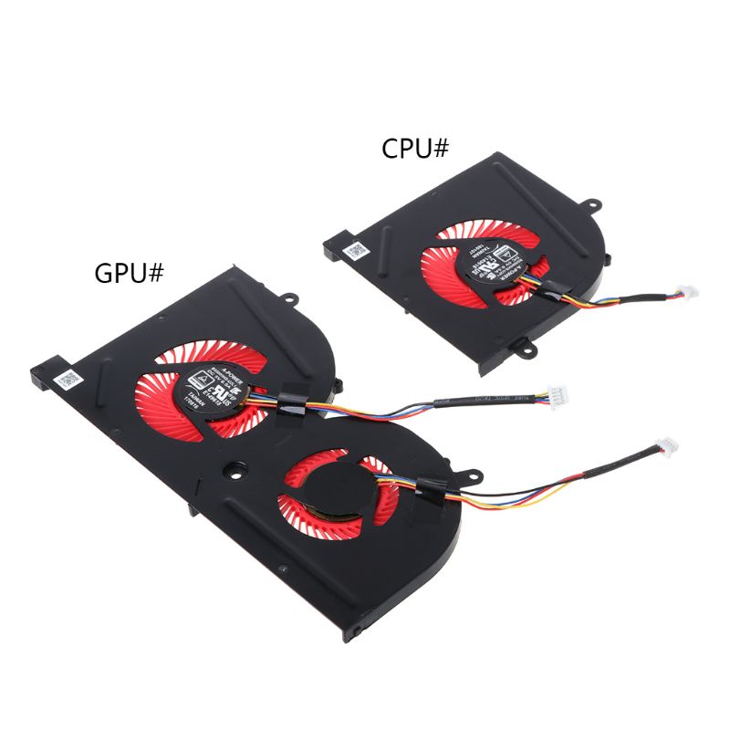 

Laptop GPU CPU Cooling Fan for MSI GS63 GS63 GS73 GS73 MS-17B1 Stealth Pro CPU BS5005HS-U2F1 GPU BS5005HS-U2L1 Cooler