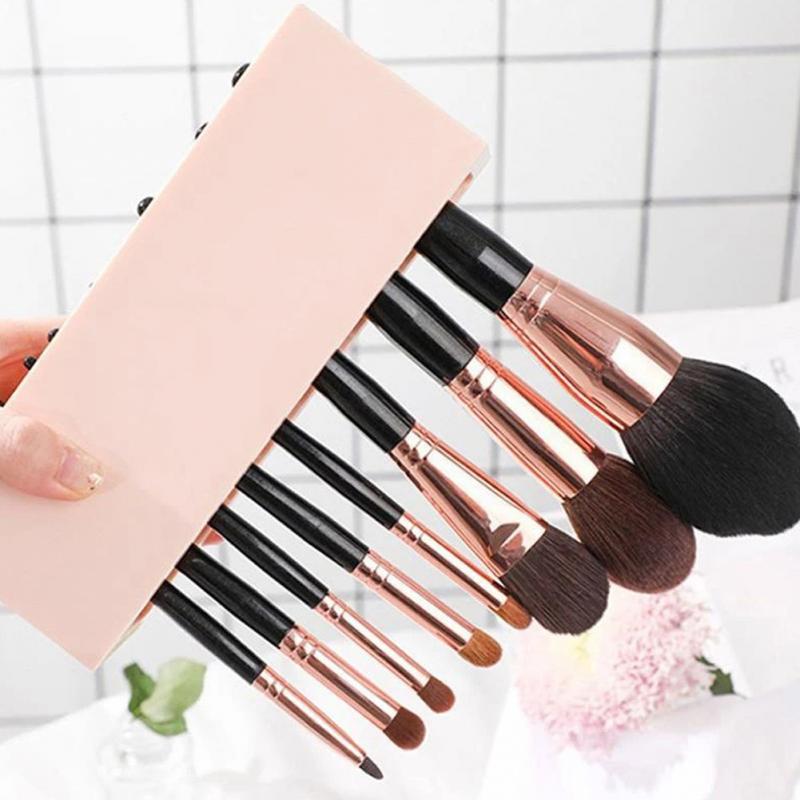 

Makeup Brush Organizer Insert Design Practical Cosmetic Storage Container Lipstick Holder And Suit For Different Size Brushes