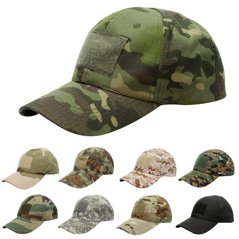 

Puimentiua 17 Pattern For Choice Snapback Camouflage Tactical Hat Patch Army Tactical Baseball Cap Unisex ACU CP Desert Camo Hat