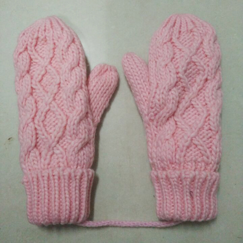 

Five Fingers Gloves Extra-Thick Without Warm Wool Mittens 2021 Women Winter Girls Guantes Mujer Driving Glove