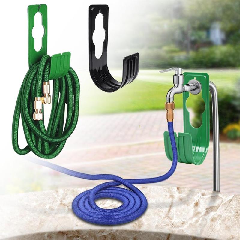 

2020 Garden Plastic Hose Hook Garden Irrigation Shower Nozzle Hose Storage Rack Winding Frame Expandable Pipe Holder, Green