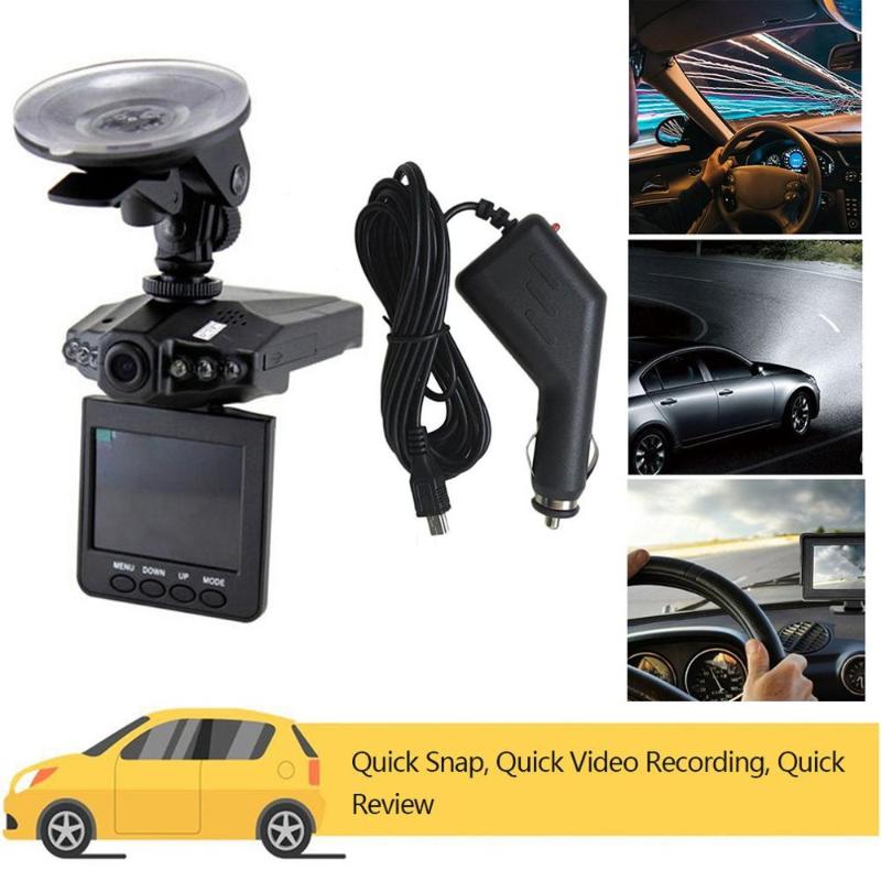 

Newest Car Camcorder LCD 270 Degree 2.5" HD Car LED DVR Road Dash Video Camera Recorder Detector Camera, As pic