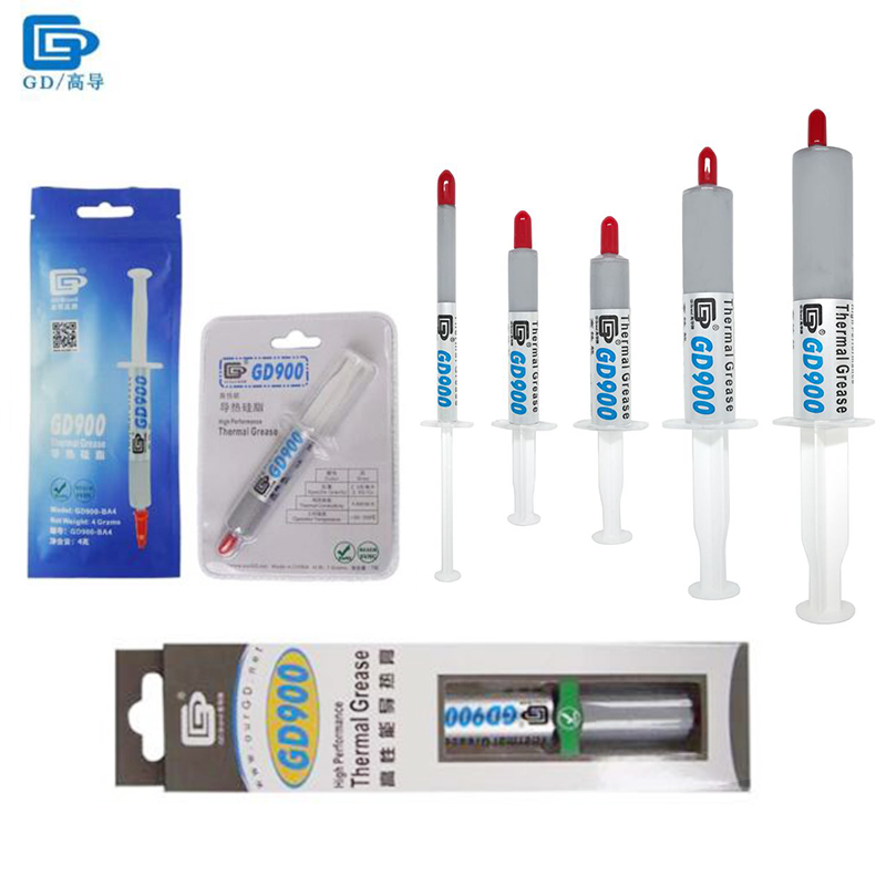 

GD900 Thermal Conductive Paste Grease Compound Silicone cpu cooler Gray For SSY1 SY1 SY3 SY7 SY15 SY30 BA4 BR7 BX30