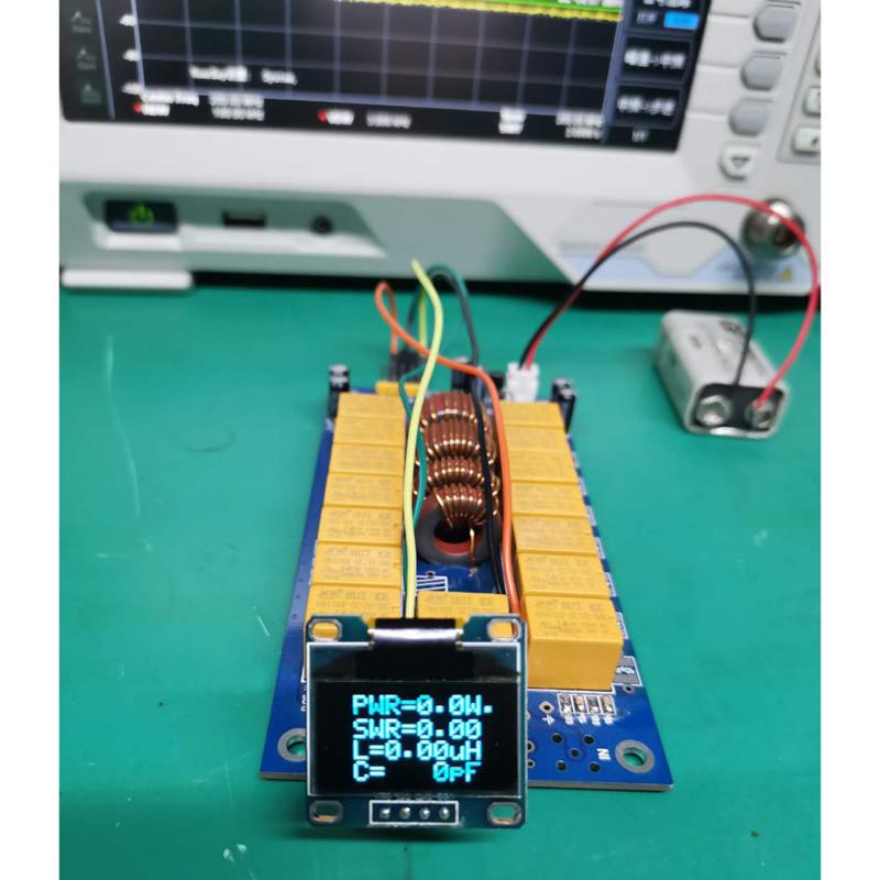 

MINI 0.96 inch OLED ATU-100 DIY Kits 1.8-50MHz ATU-100 mini Automatic Antenna Tuner by N7DDC 7x7 Firmware programmed E3-010