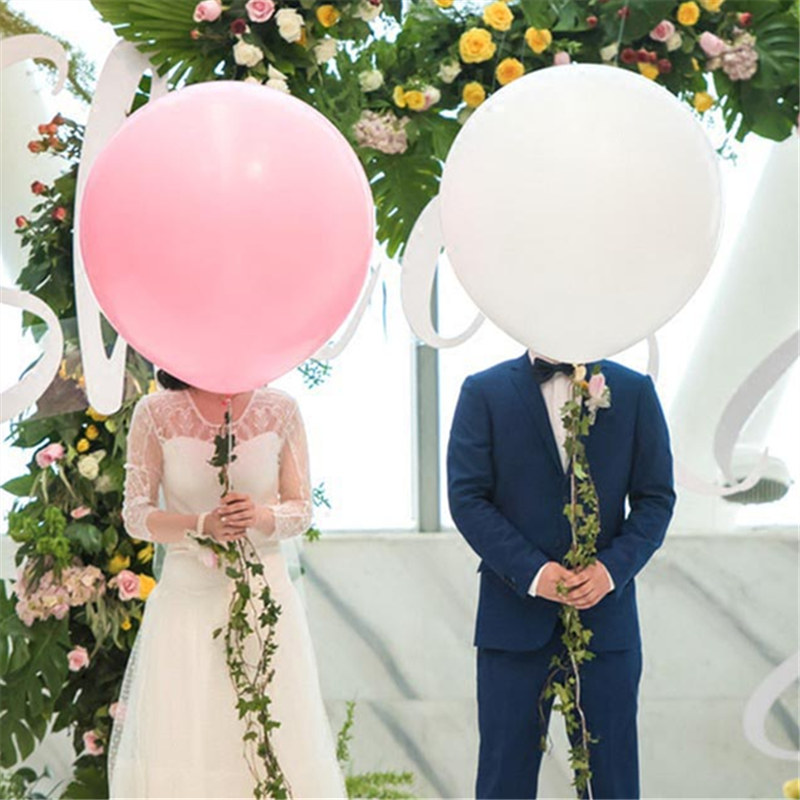 

36 inch Round Latex Balloons Helium Big Large Giant Ballons a Inflatable Air Ball Wedding Birthday Party Decortions