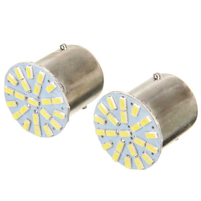 

P21W White 1157 BAY15D 1156 BA15S 3014 22SMD Car LED Brake Turn Light Auto Front Parking Lamp Backup Wedge Lamp Tail Bulb DC 12V, As pic