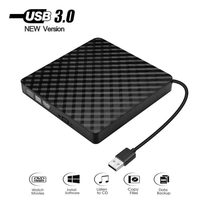 

USB 3.0 /DVD ROM Player DVD Drive High Speed Data Transfer Reader Writer Recorder for Laptop Desktop Macbook r20