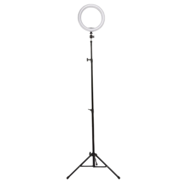 

Tripod Ring Light LED 16CM Dimmable Ring Lamp Photographic with Adjustable Tripod for Youtube Makeup Video Selfie
