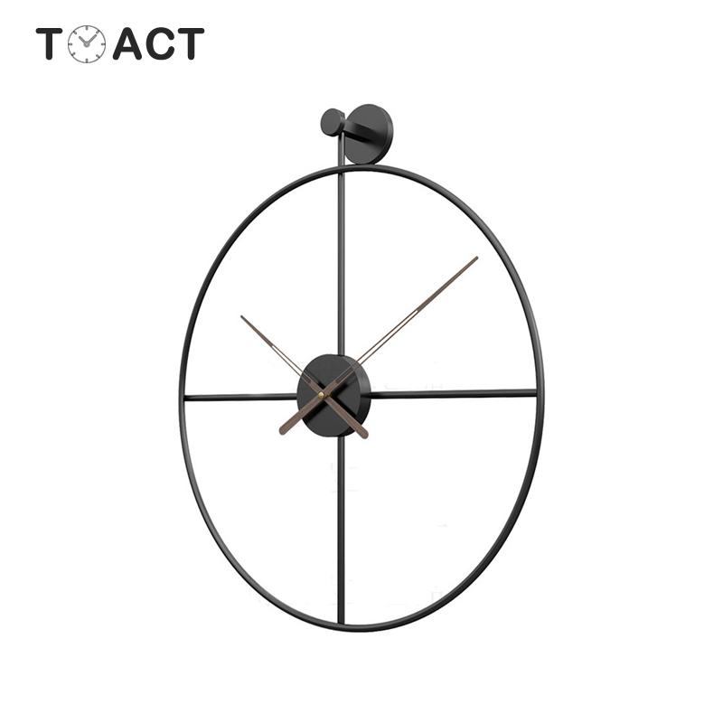 

Wall Clock Modern Design Large Metal Nordic Style Wall Wathces Household Bedroom Iron Art Clocks Watch Home Decor 40CM