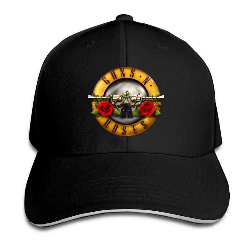 

New Fashion 2020 casquette Guns N Roses the metal band Unisex Baseball Caps Snapback Gorras Beach Hats, White