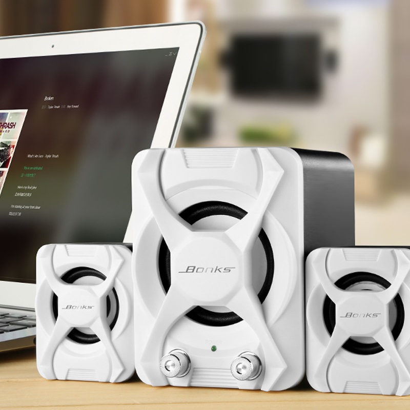 

USB mini Portable Combination Speakers 3D Stereo Subwoofer PC Speaker Bass Music DJ USB Computer Speakers for Laptop Phone TV