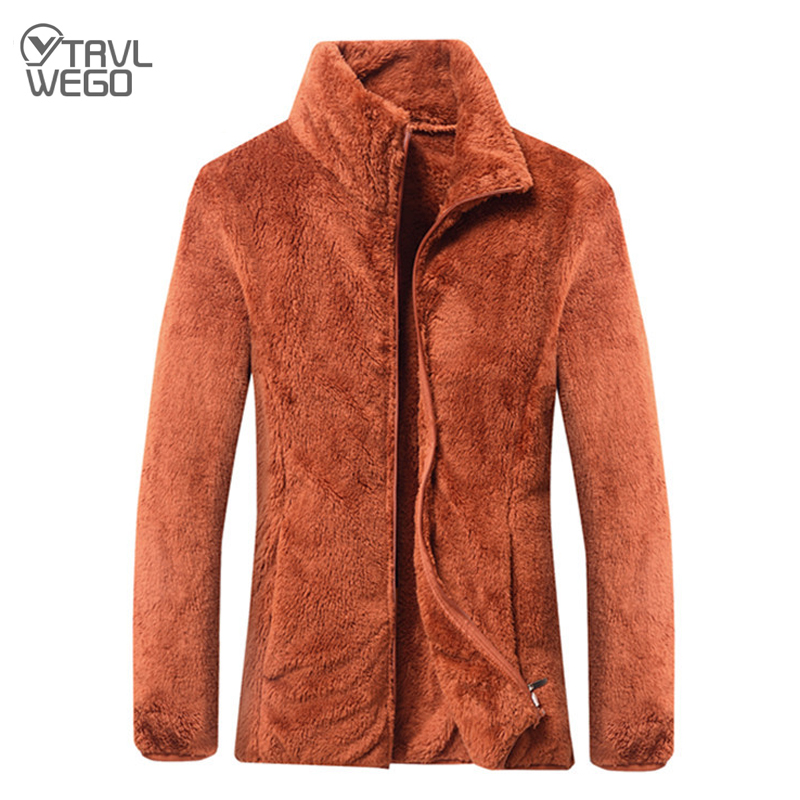 

TRVLWEGO Autumn Women Men Cardigan Thicken Thermal Fleece Jacket Outdoor Riding Hiking Climbing Sports Warm Windproof, Black