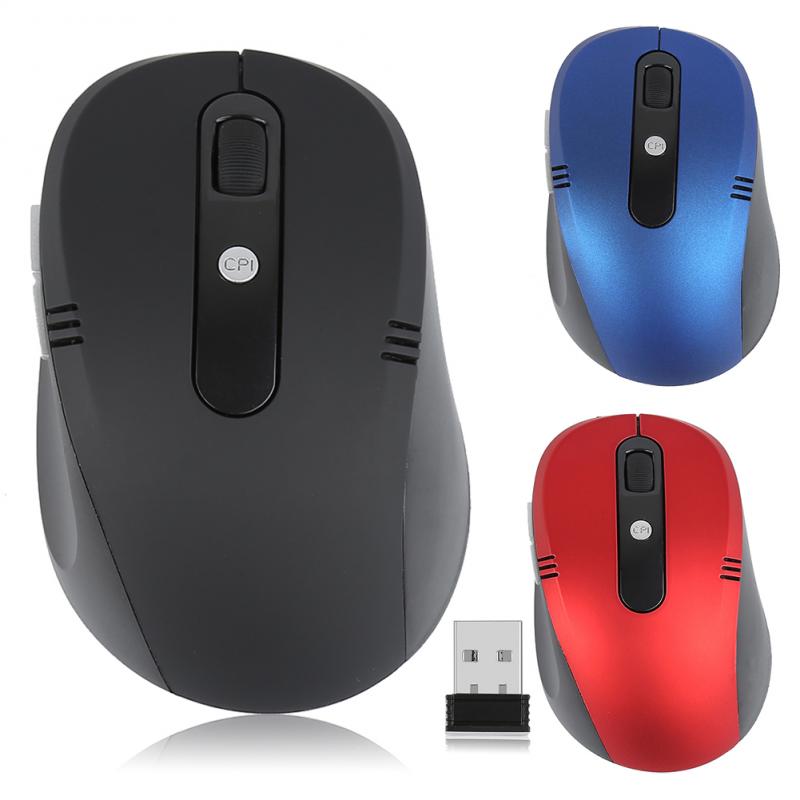 

Wireless Optical Mouse 1600DPI USB Gaming Mice For Laptop Desktop PC Computer 2.4GHz 6 Buttons Portable Office Mouse Wireless
