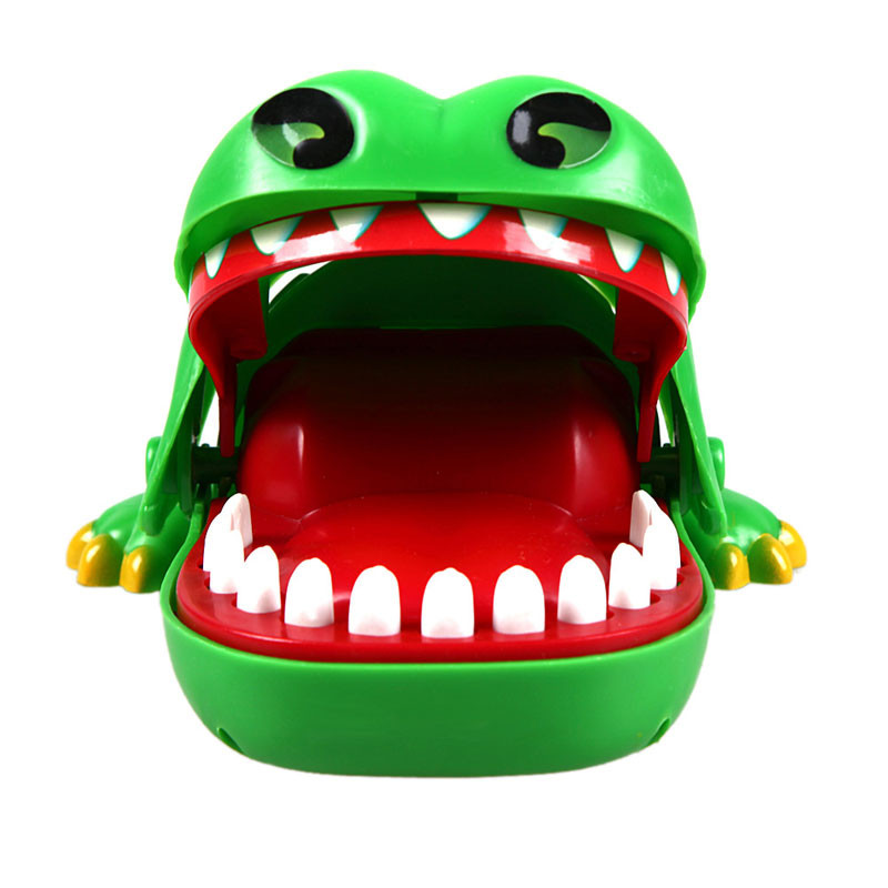 Classic Crocodile Bite Toys for Kids Dentist Game Catch Me Flashing Eyes Evil Laugh Kids Toy Gifts-image-581690625