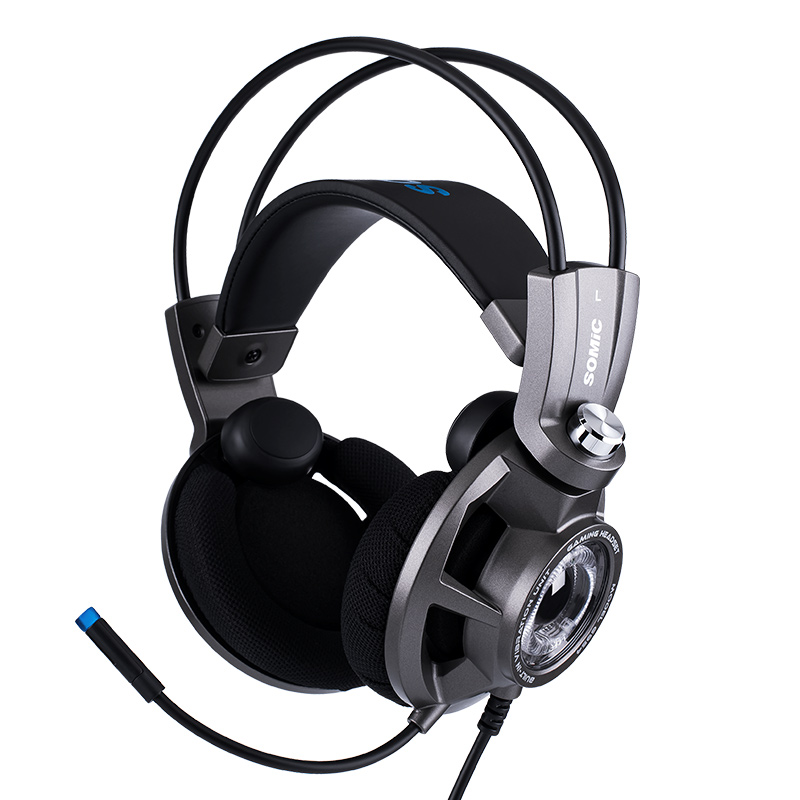 

Somic G954 Vibration Gaming Headset 7.1 Virtual Surround USB Game Earphone Headphones with Mic for computer Laptop Gamer