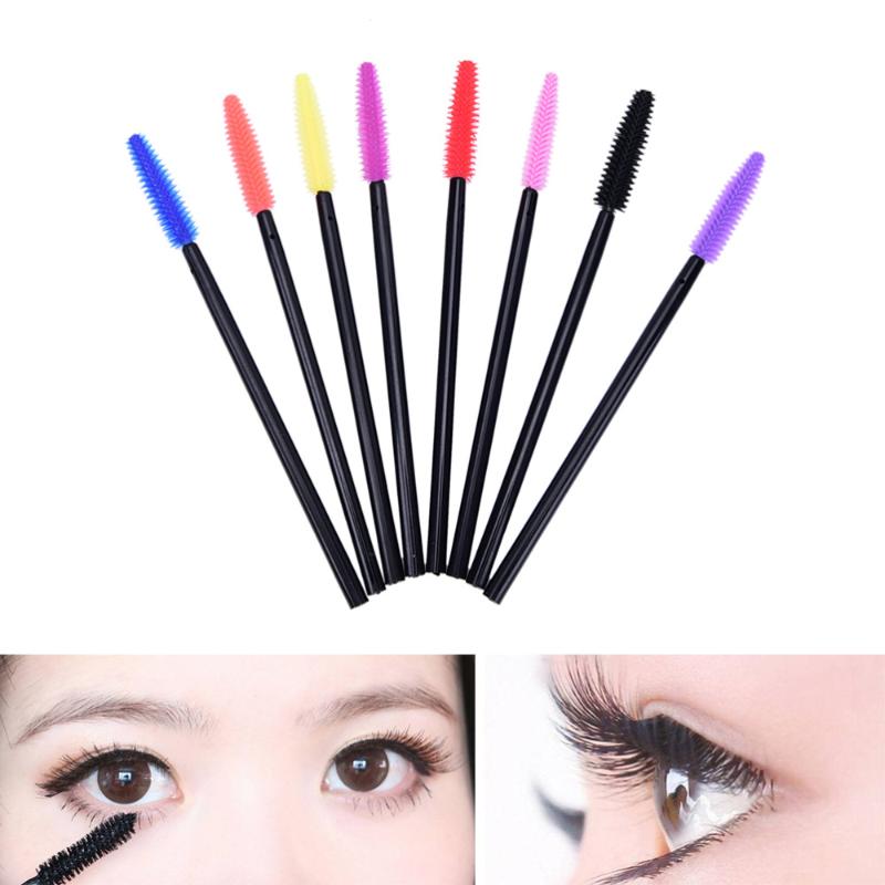 

10Pcs/bag Eyelash Extension Disposable Eyebrow Brush Mascara Wand Applicator Spoolers Eye Lashes Cosmetic Brushes Set