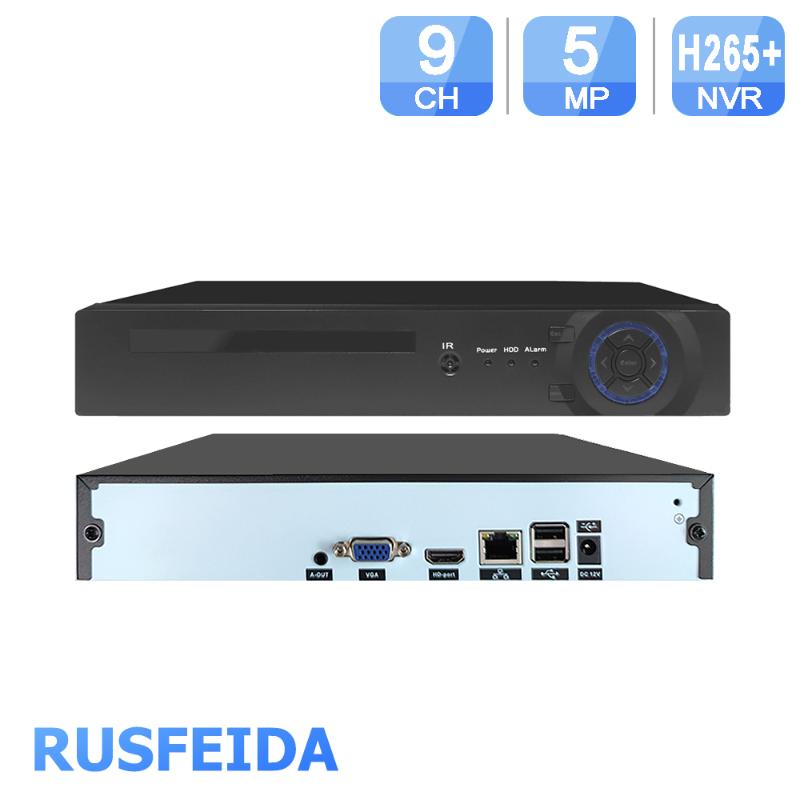 

RUSFEIDA Face Detection 9CH Digital Video Recorder H.265+ NVR For HD 2/3/4/5MP IP Camera Home Surveillance Security System ONVIF