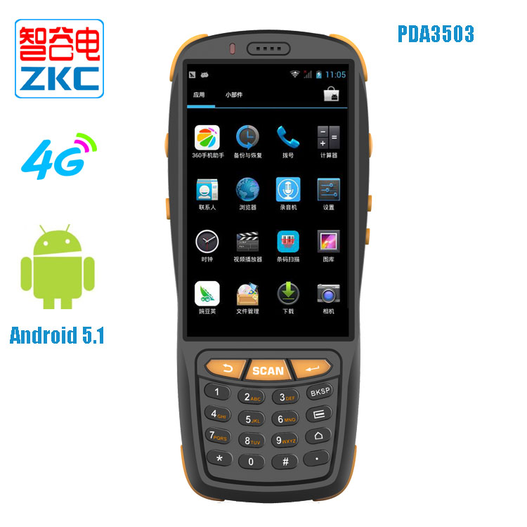 

Android 5.1 OS Handheld PDA Terminal With Laser Barcode Reader PDA3503