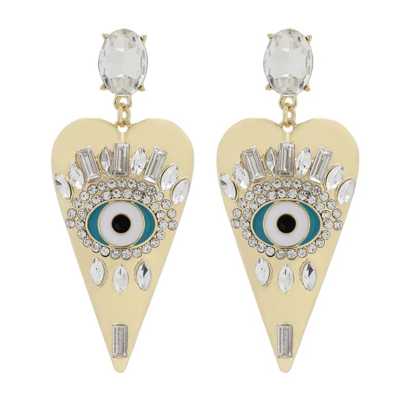 

Vintage Ethnic Alloy Eyes Charms Charms Drop Dangle Earrings Jewelry Maxi Lady's Statement Earrings Accessories