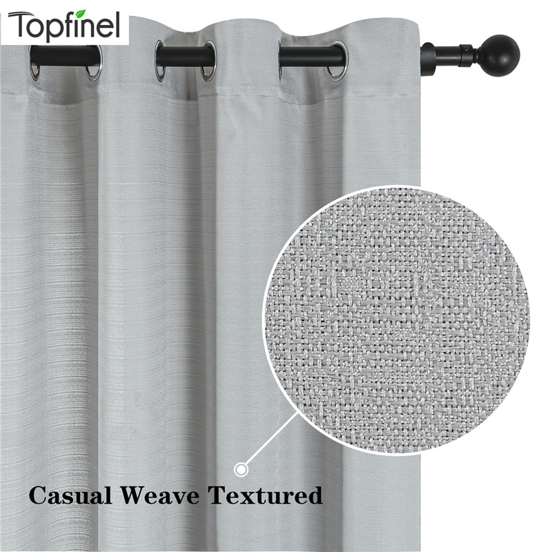 

Linen Curtains for Living Room Bedroom Window Decoration Linen Weave Texture Treatments White Cortina Nordic gray, Mint green