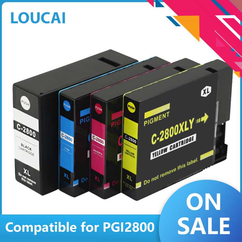 

For PGI 2800 Compatible Ink Cartridge for Canon MAXIFY IB4040 MB5040 MB5340 MG5420 MB5360 MG5720 PGI 2400 2500 2600 2700