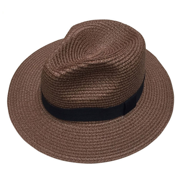 

Newly Women Straw Hat Panama Roll up Summer Beach Sunscreen UPF50+ Cap DO99, Blue