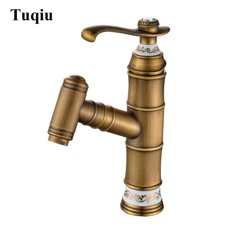 

Vidric Pull Out Basin Sink Faucet Single Handle Bathroom Mixer Taps Bronze Deck Mounted Hot And Cold Water Tap