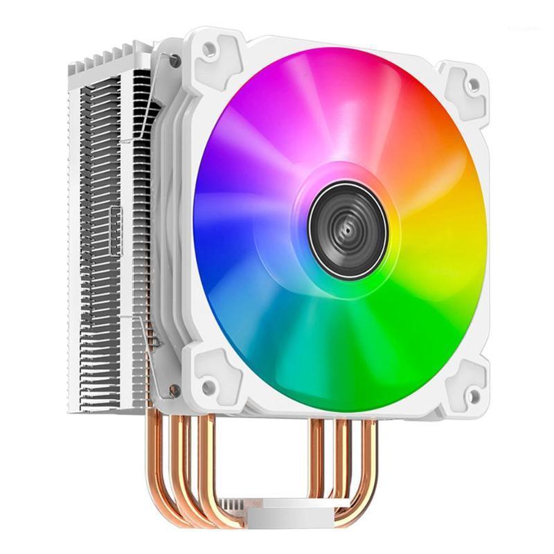 

120mm PWM 4Pin PC Cooling Fan 12V Silent RGB Fan Computer Air Cooling 4 Heat-pipes CPU Cooler Radiator for LGA/1151/1155/AM3/AM41