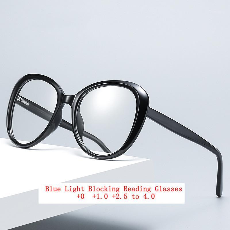 

Oversized Fashion Cat Reading Glasses Women Round High Quality Blue Light Blocking Presbyopic Glasses for female 0.5 0.75 NX1