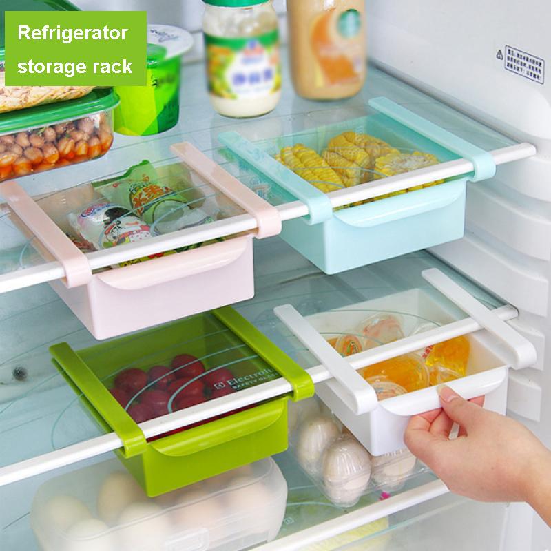 

5pcs PP Refrigerator Shelf Organizer For The Drawer Fridge Organizer For Things Storage Rack Shelf Kitchen Storage Hook Typ