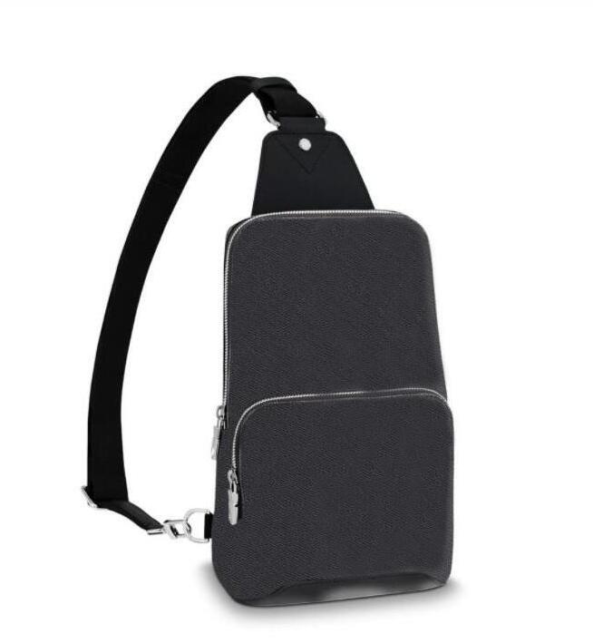 

Luxurys Designers Real Leather men Avenue Sling Crossbody Graphite Coated Textile Lining Designer Women Shoulder Bag, Color