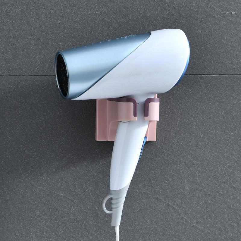 

Wall Shelf Hair Dryer Holder Bathroom Storage Rack Universal Hair Dryers Organize Hanger Household Items Bathroom Accessories1