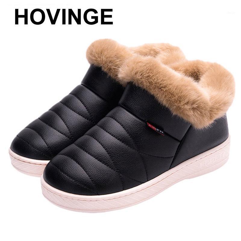 

HOVINGEWinter boots for women, fashion snow boots, waterproof thick sole shoes for womenE0101, Black