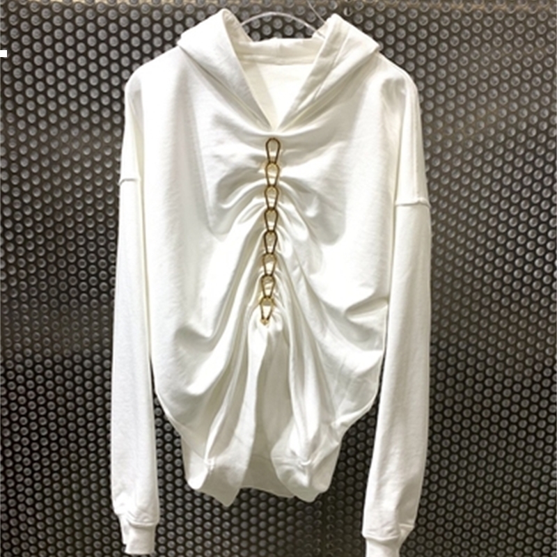 

New Sexy 2021 Hooded Nightgown Hoodie Luxury Designer Woman Clothes Streetwear Vintage E8ov WKLE, White